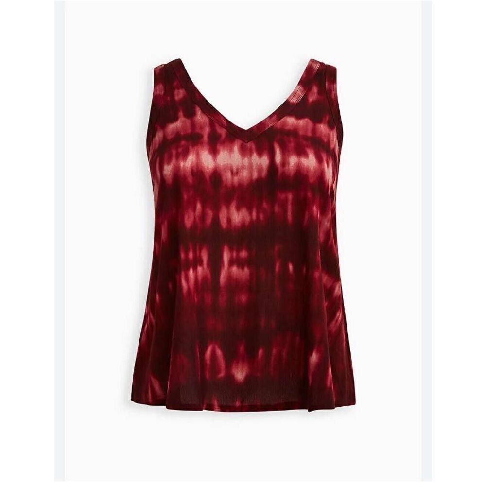 Torrid V neck tie dye tank top Size 00